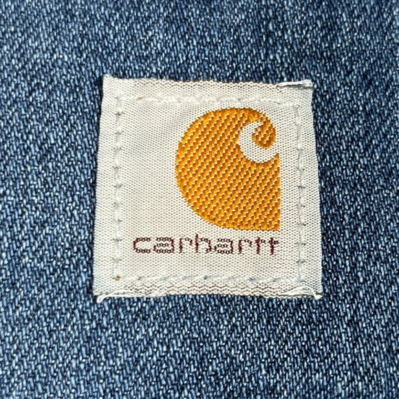 Carhartt Womens Double Knee Carpenter Jeans Sz 14T Relaxed Fit Workwear Field - Picture 4 of 8